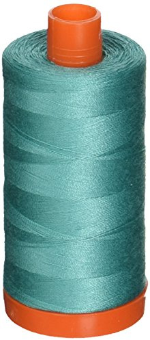 Aurifil Mako bomullstråd solid 50 W 1422yds ljusjade, grön