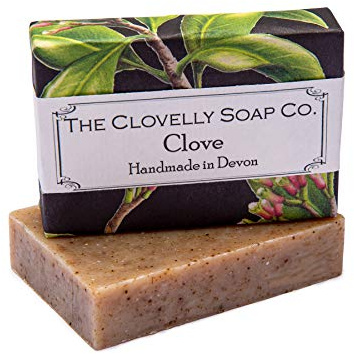 Clovelly Soap Co Natural Handmade Exfoliating Soap Bar with Clove for all Skin Types 100g
