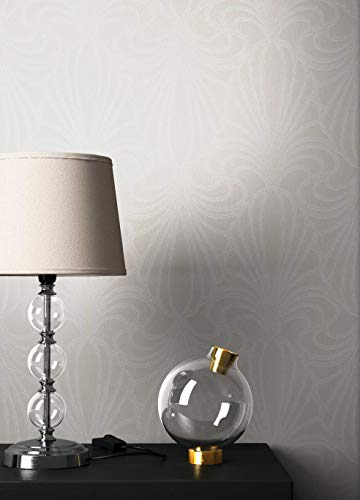 NEWROOM Barocktapete Tapete Beige Ornament Barock Vliestapete Vlies moderne Design Optik Barocktapete Wohnzimmer Glamour inkl. Tapezier Ratgeber