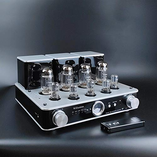 Willsenton R8 KT88/EL34 x4 Tube Amplifier Integrated AMP Power Amplifier Headphone Replaceable Basic Meter (Silver)