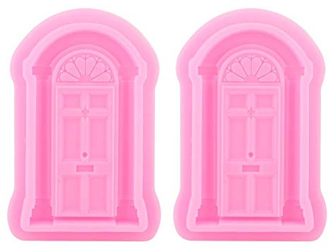 MAGT Stampo in Silicone, 2 Pezzi Stampo per Fondente a Forma di Rosa Stampi per Fondente per Torta Cioccolato Gelatina