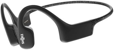 SHOKZ OpenSwim Open-Ear Kopfhörer zum Schwimmen geeignet mit integriertem MP3-Player | Farbe: Diamantschwarz