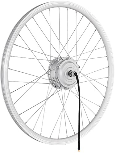 windmeile | E-Bike Nabenmotor Vorderrad, eingespeicht, Silber, 26', 36V/250W, E-Bike, Elektro Fahrrad, Pedelec