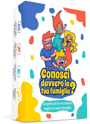 Conosci la tua Famiglia? – Gioco di Quiz – 3-8 giocatori da 8 anni