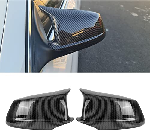 1 Paire Cubierta de Espejo retrovisor，tapa de la cubierta del espejo retrovisor para Serie 5 F10 Serie 5 F10 F11 Pre-LCI 2011-2013 M5 2011. (Fibra de carbono)