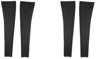 NeaxgeandX Cykling benvärmare andningsbar termisk löpning tajt varmare svart M, 2 set med (svart), M