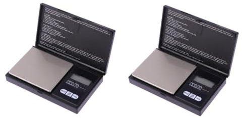 PRETYZOOM 2stücke Miniatur Elektronische Schmuckwaage Hohe Präzision Tragbare Digitale Waage Mit Lcd-display Für Schmuck Medikamente Und Versand Batterien Nicht Enthalten