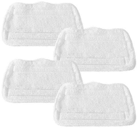 EAGLEGGO Replacement Microfiber Pads for Shark Steam Mop S3251 SE200 4 Packs