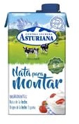 Productos Refrigerados - Nata Líquida Central Lechera Asturiana para Cocinar y Montar (200ml, 500ml, 1L) Tradicional, Sin Lactosa y Sin Gluten (6 CAJAS, Nata para Montar 500ml)