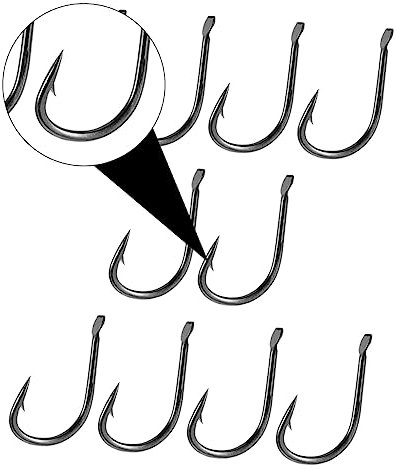MOBUTOFU 100stücke Barbed Lure Hook Mit Widerhaken Korrosionsbeständig Und Stark Vielseitiger Angelhaken Für Süßwasser Und Salzwasser Praktisches Angelzubehör Für Forellen Meeresangeln