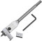 Jeu Forets Extensibles En Acier À Haute Teneur En Carbone Pour Le Travail Du Bois Jeu Mèches Plates 15-45mm/22-75mm Faciles À Régler