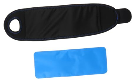 UTHCLO 2 Stück Eisbeutel für Handgelenk und Knie mit Elastischer Handgelenk Kompessionsmanschette Kühles Gelpad aus Nylon für Sportverletzungen und Erste Hilfe Bausatz