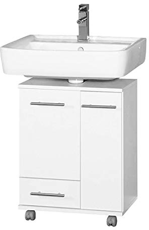 Schildmeyer 114669 Waschbeckenunterschrank, 50 x 63,5 x 32,5 cm, weiß