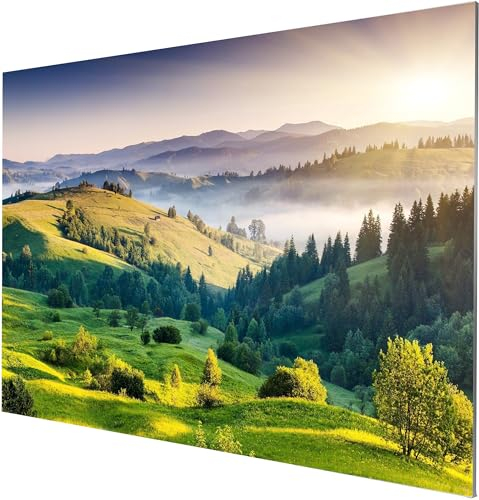 celexon Expert PureWhite Écran de Projection 115 | 250x156 cm 16:10 | Cadre de présentation étroit Blanc Mat 4K, Full-HD pour Home cinéma et Bureau vidéoprojecteur | Fixation Murale discrète
