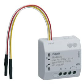 Hager TRM693G Weiß Steckdose