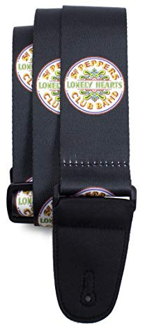 Perri's Leathers Ltd. - The Beatles - Gitarrengurt - Polyester - Offizielles Lizenzprodukt - Für Akustik- / Bass- / E-Gitarren - Verstellbar - Made in Canada