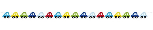 Jabadabado Wimpel Girlande Autos - 4,5 Meter lang!