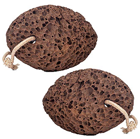 Revitale Natural Volcanic Lava Pumice Foot Stone - Pedicure Scrubber & Hard Dead Skin/Callus Remover (2 Pack)