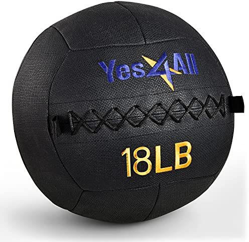 Yes4All, Wandball – weicher Medizinball für Ganzkörpertraining und Kraftübungen, 8,2 kg
