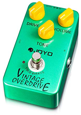 JOYO Vintage Overdrive Pedal, klassisches Röhren-Screamer-Pedal für E-Gitarren-Effekt – True Bypass (JF-01)
