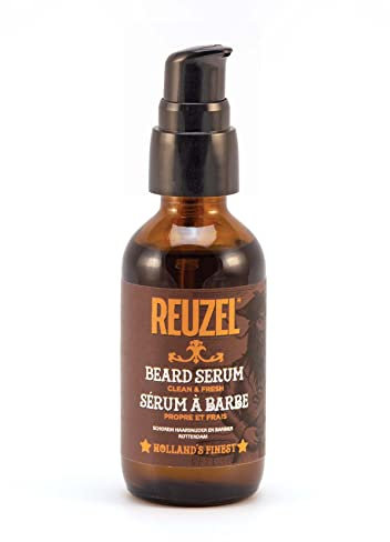 Reuzel Clean And Fresh Beard Serum - Light, Citrus Mint Scent - Formulated For Your Beard And Skin - Won'T Clog Pores - Natural Non-Greasy Finish - Softens With Weightless Feel - Vegan Formula - 2 Oz