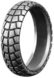 Bysilverstone Smycken Motorcykeldäck Motiv Vigselring, 925 Sterling Silver Herr Bröllopsring, Motorcykelkonst, Förlovningsband, Löftesring För Män, Present För Bästa Man