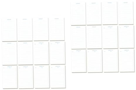 NUOBESTY 2stücke Titel Multifunktionale Notizblöcke Kleine Planungsblöcke Für Studenten Einkaufslisten Und Wichtige Notizen Praktische Schreibblöcke Mit Stabilem Design Für Büro Und