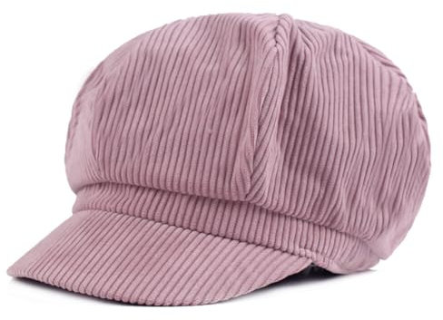 Solide Baskenmütze Beret Unisex Klassischer Newsboy Gatsby Hut Wolle Achteckiger Hut Vintage Frauen Wolle Französische Baskenmütze Newsboy Hut Leder lila
