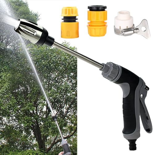 DRYFAL Turbowasher - Power High-Pressure Cleaner for Every Garden Hose (with Universal Connectors), Garden Hose Sprayer Jet Nozzle Pressure Washer, Remove Moss, Deposits and Dirt, Washing Cars & Pets