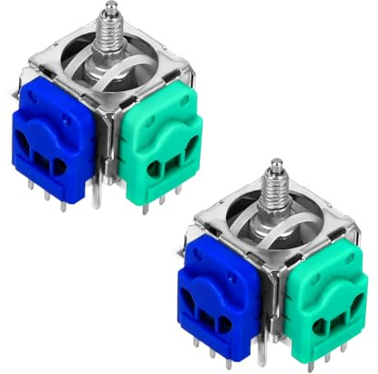 Ceozon Hall-Effekt-Joystick, 2 Stück, Ersatz-Drift-Reparaturzubehör, kompatibel mit Xbox Elite Controller 2, Elite Series 2 Controller