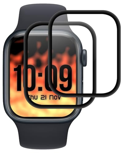 IQShield Screen Protector for Apple Watch SE 3/SE2 /SE 40mm, Anti-Scrach Protective Film, 3D Full Coverage, Bubble-Free, Touch Sensitive, Ultra Clear Tempered Glass, 3 Pack