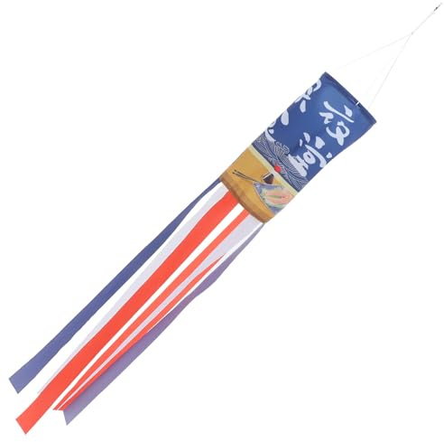 MAGICLULU Japanese Style Windsock Flag Made of Weather Resistant Polyester with Easy Flat Lay Function, for Restaurant Entrances and Garden Outdoor Décor