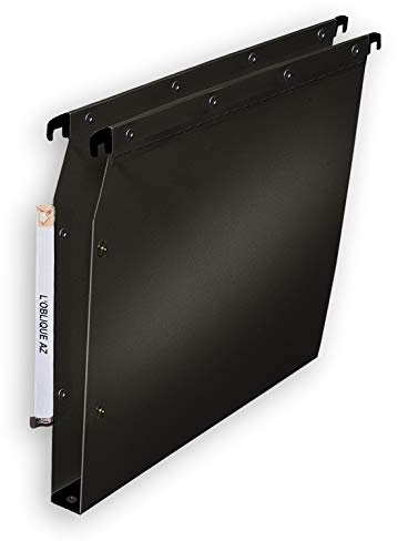Den sneda Z hängmapp av Poly Pro Fun 330 golv 30 mm för skåp svart Pack 10