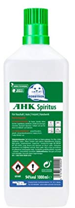 Brennspiritus Spiritus geruchsfrei Premium AHK Bioalkohol Made in Germany (10 Stück)