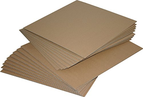 500 Stück LP Versandfüllplatten 315x315 mm Kartonzuschnitte Wellpappenzuschnitte