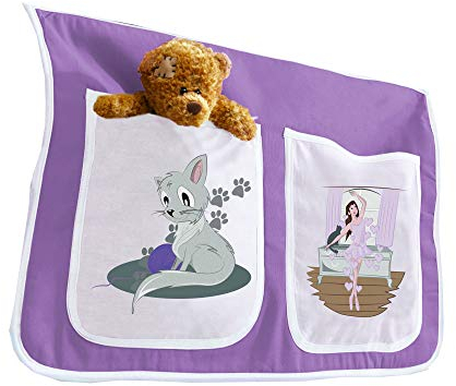 TiCAA Kinder Bett-Tasche für Hochbett und Etagenbett