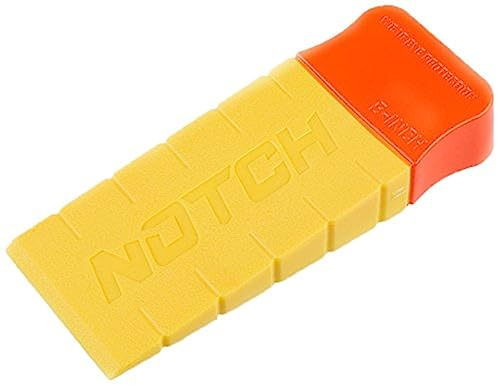 Notch 8 ABS Plastic Double Tapered Felling Wedge with Textured Surface, Side Ruler Indicators, Easy-Head Grip (40078)