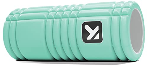 TriggerPoint GRID Foam Roller – Mehrdichte Schaumoberfläche, feste Kompression für Muskelregeneration, Massage vor/nach dem Training, Hohlkern, von Profis empfohlen, 33 cm, Mintgrün