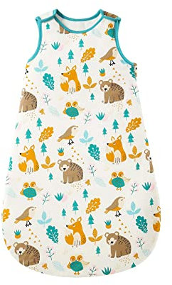 E-RIDES Baby Schlafsack ohne Ärmel 1.5 Tog Winter Schlafsack Kleinkind Weich Wattiert Baumwolle Ganzjährig Schlafsack für Neugeborene Junge Mädchen, Baby Schlafanzug für Säugling (Bär,Large)