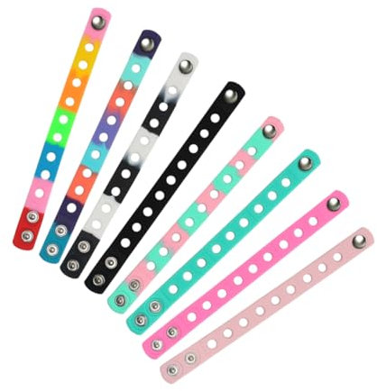 SAFIGLE 8stücke Silikon Armbänder Hochelastische Armbänder Für Sport Und Outdoor Dekorative Für Festival Und Party