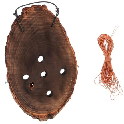 VINTORKY Soporte Plantas Madera Maciza de Pared para Helechos y Orquídeas