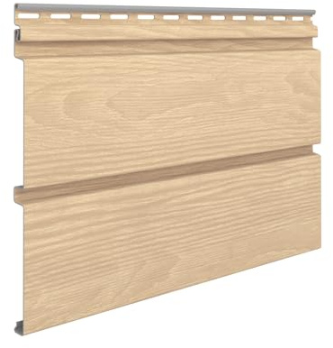 Vilo Kunststoffpaneele SVP-05, Lange 3M, Deckenpaneele, für Innen und Außen, Dachpaneele, Wandblende, Holzoptik, Witterungsbeständig und pflegeleicht, Balance Eiche, 10 Stück