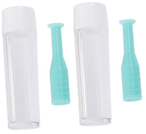 COLLBATH 2pièces Ventouse Lentilles Rigides Rgp Anti-dérapante Avec Bouteille Vertes Extracteur Compact Pour Lentilles Dures Portable Et Facile à Utiliser Pour Voyage Et Usage Domestique