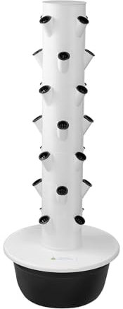 SHEUAO Tour Hydroponique,Tour Hydroponique Verticale,Touraeroponique,Tour De Jardin Aeroponics Kit avec Contrôleur,Pompes Submersibles, pour Le Jardinage De La Cuisine À La Maison,Black-53X135CM