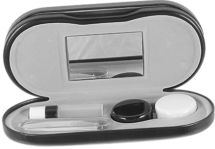 NIYANGLE 1 Set Dual Purpose Double Sided Glasses Case Portable Eyeglass Organizer with Soft Protective Lining Durable Outer Cover and Lens Accessories for All Glasses