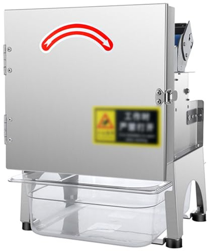 HENGCMM Rallador Eléctrico de Verduras, Cortador de Verduras eléctrico, Procesador de Alimentos Automático Alimentos eléctricos Cortada en Cubitos/rallada/en rodajas