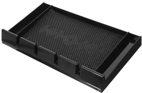 UTHCLO Barber Clipper Tray Organizer Hairdressing Tool Holder Non-slip Compact Storage for Clippers Scissors Combs Salon and Home Use Hair Stylist Mat with Easy Placement