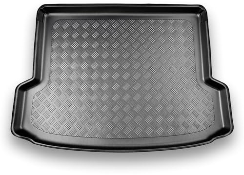 NOMAD Boot Liner Mat for Jaecoo 7 2024+ [Adjustable boot floor in raised position], Tailored PE Car Boot Protector Tray, Waterproof Raised Edge Trunk Mat, Easy Clean Cargo Floor Liner