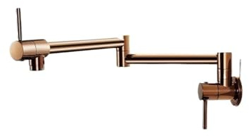 Köksblandare med kran, enkel kall vikbar, förlängd 360 graders vikbar för de flesta scenarier(Gold)