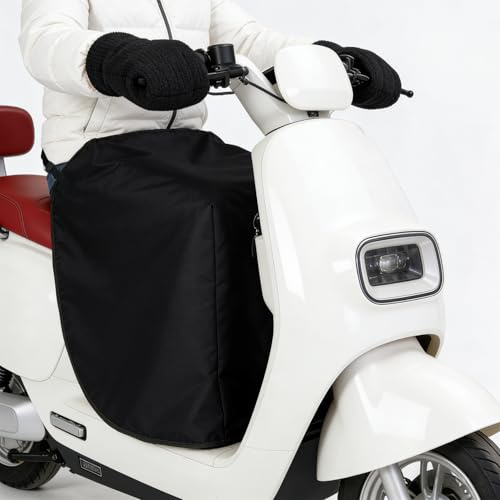 WEXFFU Scooter Leg Cover, Motorcycle Leg Cover, Universal Scooter Leg Apron Warm Leg Protector, Waterproof, Protection Against Cold Windproof Leg Blanket Rain Cover for Motorbike